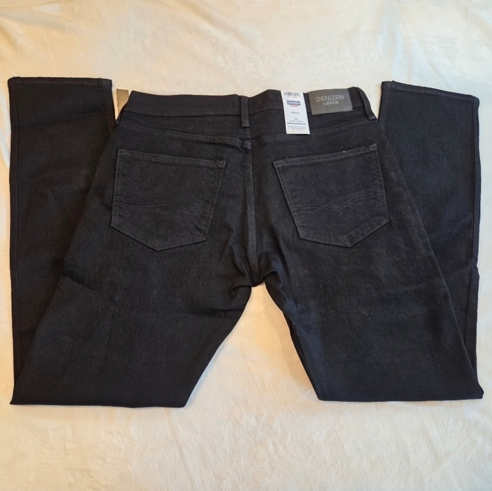 Levi's Men's 286 Slim Taper Amped Up Flex Black Jeans 32x32  New Grunge Street - Picture 5 of 9